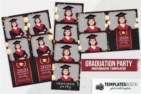 photo booth ideas for grad party|graduation party photo booth template.